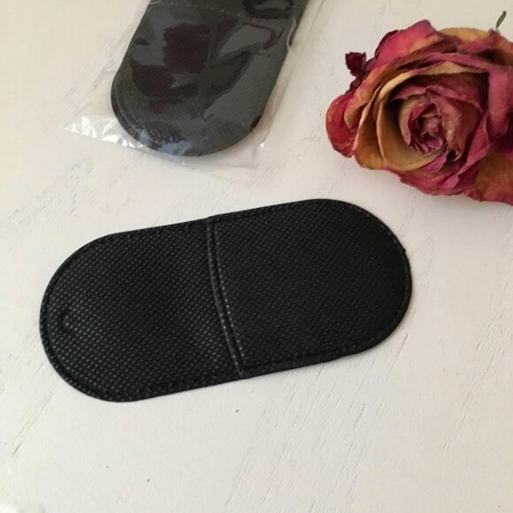 FREE NWT Set of 4 Black Slip-On Eyeglasses Right or Left Eye Patch | Large - Picture 3 of 3